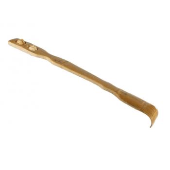 Dispozitiv de scărpinat din bambus cu role de masaj, 47 cm