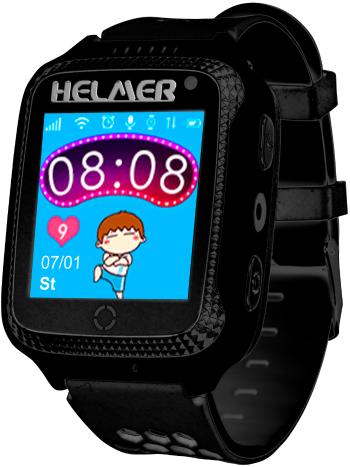 Helmer Ceas tactil inteligent cu localizator GPS și cameră foto - LK 707 negru