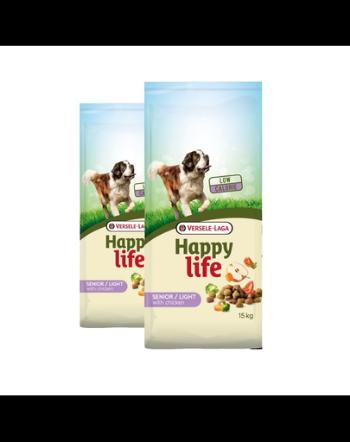 VERSELE-LAGA HAPPY Life light Senior Hrana uscata pentru caini seinor, cu pui 30 kg (2 x 15 kg)