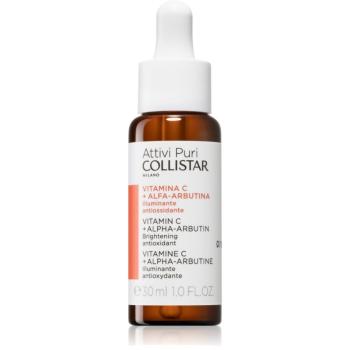 Collistar Attivi Puri Vitamin C + Alfa-Arbutina ser facial cu efect iluminator cu vitamina C 30 ml