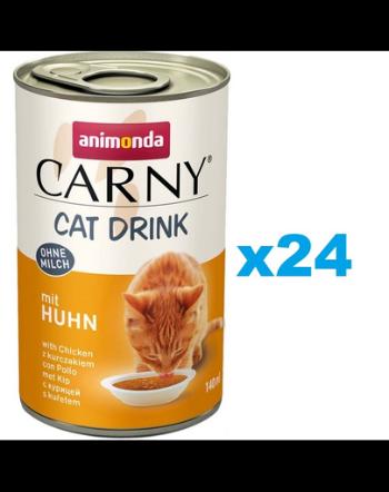 ANIMONDA Carny Cat Drink with Chicken 24x140 ml bautura pentru pisica, cu pui