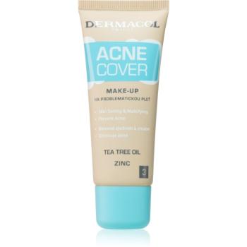 Dermacol Acne Cover machiaj calmant cu ulei din arbore de ceai culoare No. 3 30 ml