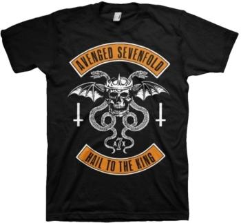 Avenged Sevenfold Tričko Hail to the King Unisex Black M