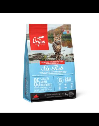 ORIJEN 6 Fish Cat 1.8 kg Hrana uscata pisici, cu peste