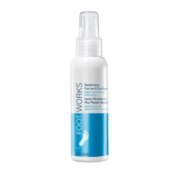 Avon Deodorant spray răcoritor Foot Works (Deodorising Foot and Shoe Spray) 100 ml