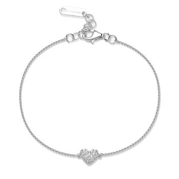 Brosway Brățară din argint Inimă strălucitoare Infinite White Fancy FIW140
