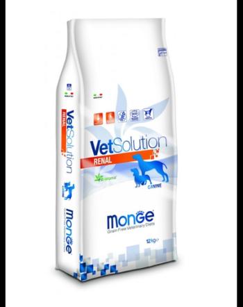 MONGE Vet Solution Dog Renal hrana dietetica pentru caini pentru sustinerea functiei renale 12 kg