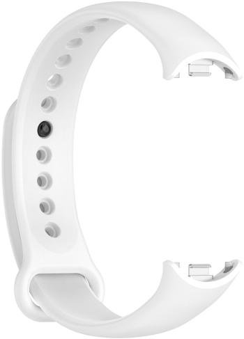 4wrist Curea din silicon pentru Xiaomi 9 și 8 - White