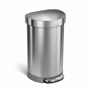 Simplehuman Coș cu pedale 45 L, oțel mat
