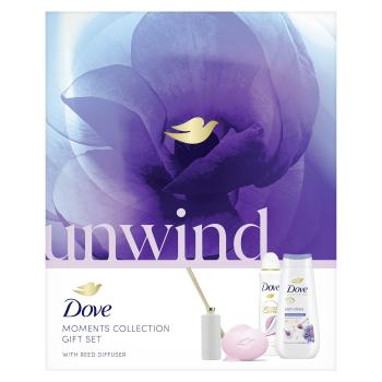 Dove Set cadou pentru îngrijirea corpului cu difuzor de parfum Unwind