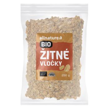 ALLNATURE Ražné vločky BIO 250 g