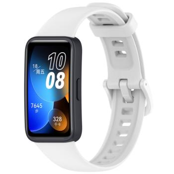 SILICONE Vymeniteľný remienok pre Huawei Band 10 / Band 9 biely