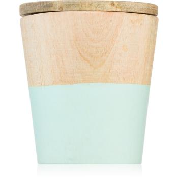 Wax Design Wood Candle Green Tea lumânare parfumată 9 cm