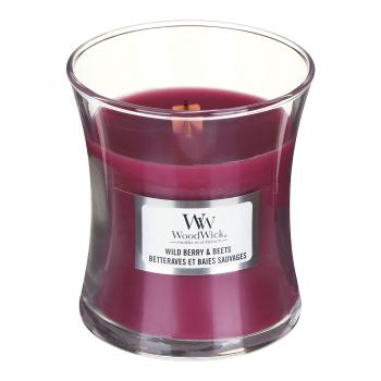 WoodWick Lumânare parfumată mica Wild Berry & Beets 85 g