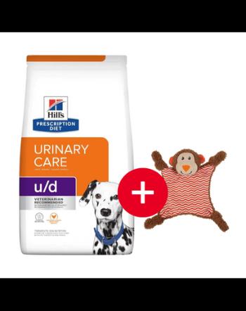 HILL'S Prescription Diet Canine U/D Urinary Care 10 kg pentru caini cu tract urinar sensibil + jucarie GRATIS