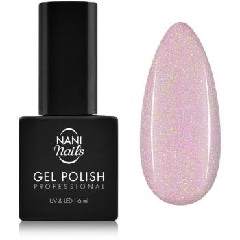 NaniNails NANI Professional lac de unghii sub forma de gel culoare Violet Pearl 6 ml