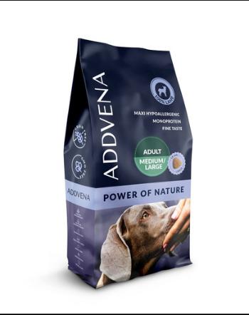 ADDVENA Power of Nature Adult medium&amp;large 10 kg cu miel pentru caini din rase medii si mari