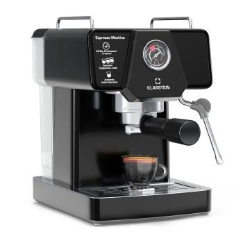 Klarstein Libeica aparat de cafea| 1350 W | 19 bar | control tactil | oțel inoxidabil | Indicator de presiune și temperatură