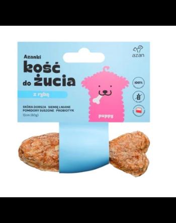 AZANKI Os din peste pentru caini Puppy 12cm