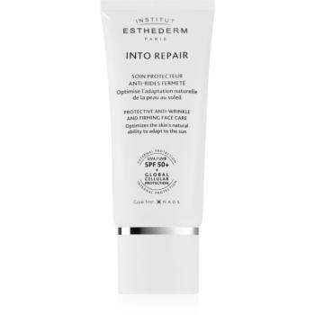 Institut Esthederm Into Repair Protective And Anti-Wrinkle Creme SPF 50+ cremă de față protectoare pentru intoleranța la soare SPF 50+ 50 ml