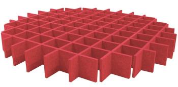 Mega Acoustic AcouCloud PET 18 cm Dark Red Absorpční penový panel