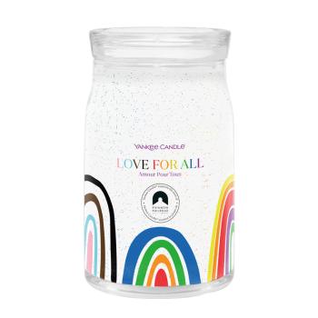 Yankee Candle Lumânare aromatică Signature sticlă mare Love for All 567 g