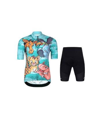 
                         Tricoul și pantaloni scurți de ciclism - SAFARI 
                