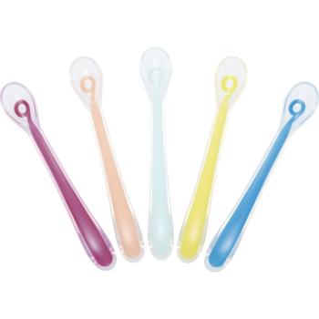 Babymoov Spoons Silicone linguriță pentru copii 6m+ 5 buc