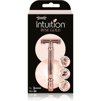 Wilkinson Sword Intuition Rose Gold Razor Aparat de ras + rezervă lame