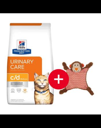 HILL'S Prescription Diet Feline c/d Multicare Urinary Stress 8 kg + jucarie GRATIS