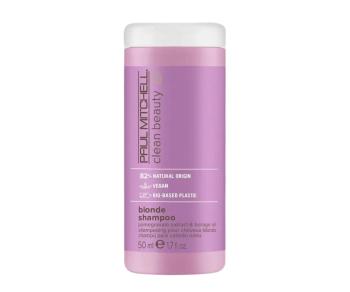 Paul Mitchell Șampon care neutralizează tonurile galbene Clean Beauty (Blonde Shampoo) 50 ml