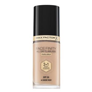 Max Factor Facefinity All Day Flawless Flexi-Hold 3in1 Primer Concealer Foundation SPF20 folyékony make-up 3 az 1-ben 44 30 ml