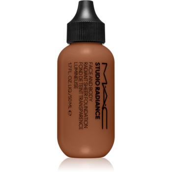 MAC Cosmetics Studio Radiance Face and Body Radiant Sheer Foundation könnyű alapozó arcra és testre árnyalat C8 50 ml