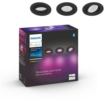 Mennyezeti lámpa Philips Hue Centura fekete 3db