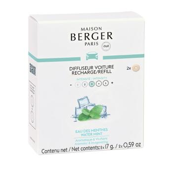 Maison Berger Paris Rezervă de schimb difuzor pentru automobil Apă de mentă Water Mint (Car Diffuser Recharge/Refill) 2 buc