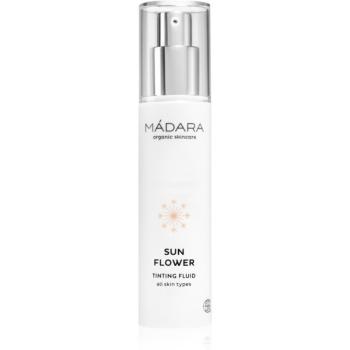 Mádara Sunflower fluid de tonifiere pentru toate tipurile de ten Zlatá béžová 50 ml