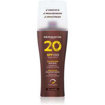 Dermacol Sun Tan Booster Lotiune cu protectie solara pentru accelerarea bronzului SPF 20 200 ml