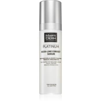 MartiDerm Platinum Neck-Line ser intensiv cu efect de lifting pentru fermitatea gâtului și a bărbiei 50 ml