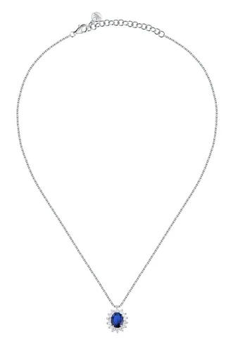 Morellato Colier elegant din argint cu zirconiu cubic albastru Tesori SAIW279