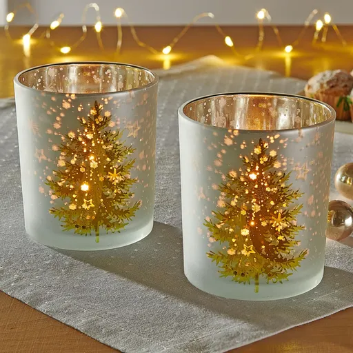 Sfeșnic pentru lumânare de ceai Brad