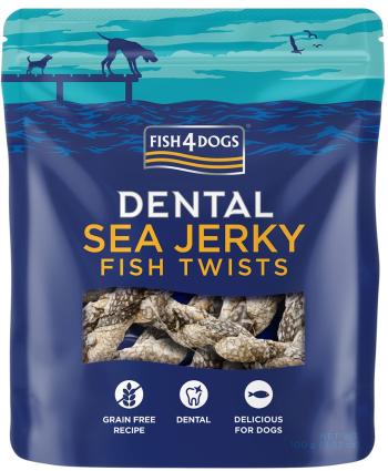 Fish4Dogs Finest Jerky Twists Korbáče 100 g