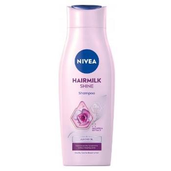 Nivea Îngrijirea șamponului cu lapte și proteine de mătase pentru părul lucios fără lustruire Lapte Hair Shine ( Care Shampoo) 250 ml