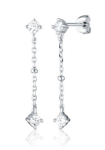 JVD Cercei din argint cu zircon SVLE2933X61BI00