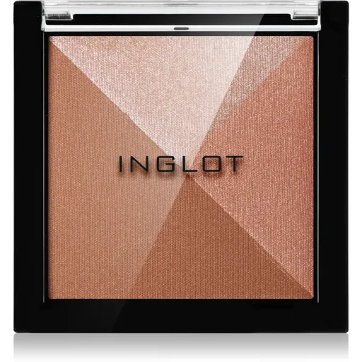 Inglot Multicolour System Highlighting & Bronzing Powder paleta bronzare si stralucire culoare 11 8,8 g