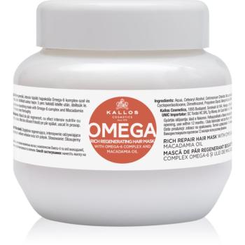 Kallos KJMN Professional Omega masca de par hranitoare cu ulei de macadamia si complex omega 6 275 ml