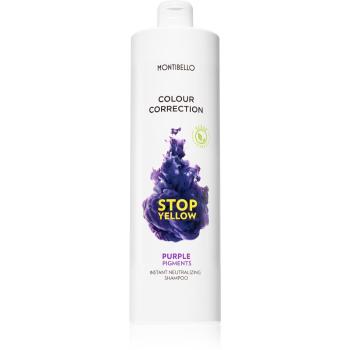 Montibello Colour Correction Stop Yellow sampon pentru par blond si decolorat neutralizeaza tonurile de galben 1000 ml