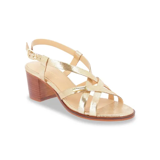 Sandale cu toc din piele Lyma