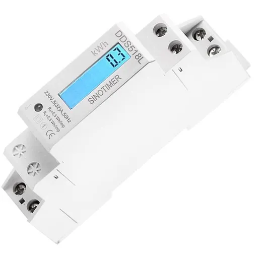 Contor monofazat de energie electrica, Sinotimer, KWH120V 5(32)A 60Hz, DDS518L, ecran digital LED