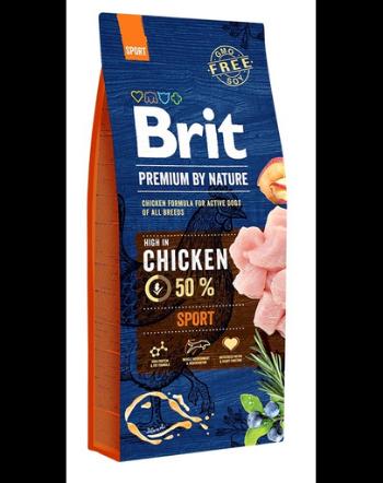 BRIT Premium By Nature Sport hrana uscata pentru caini cu aport ridicat de energie 15 kg