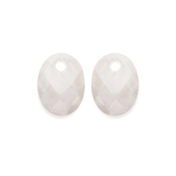 Sparkling Jewels Pandantive ovale pentru cercei din sidef EAPEARL-MO